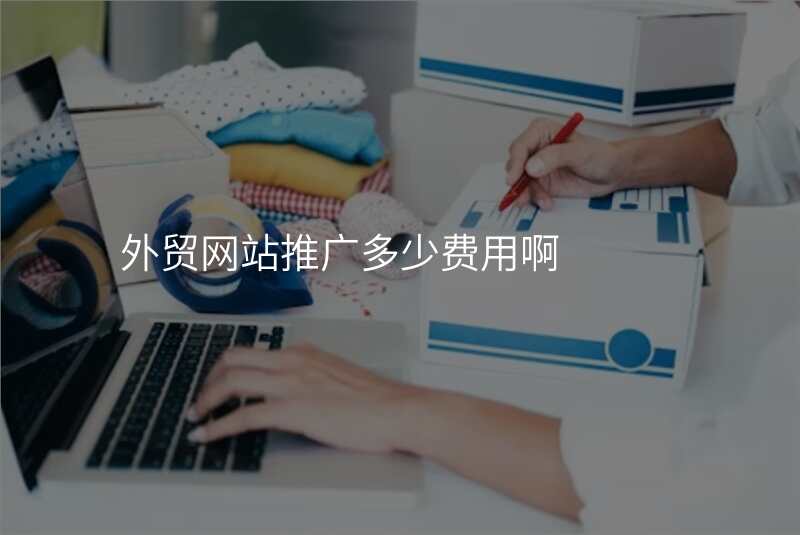 外贸网站推广多少费用啊