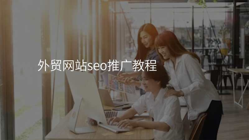 外贸网站seo推广教程
