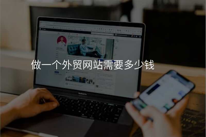 做一个外贸网站需要多少钱