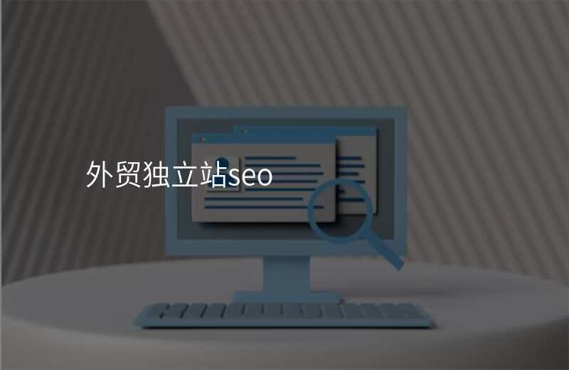 外贸独立站seo