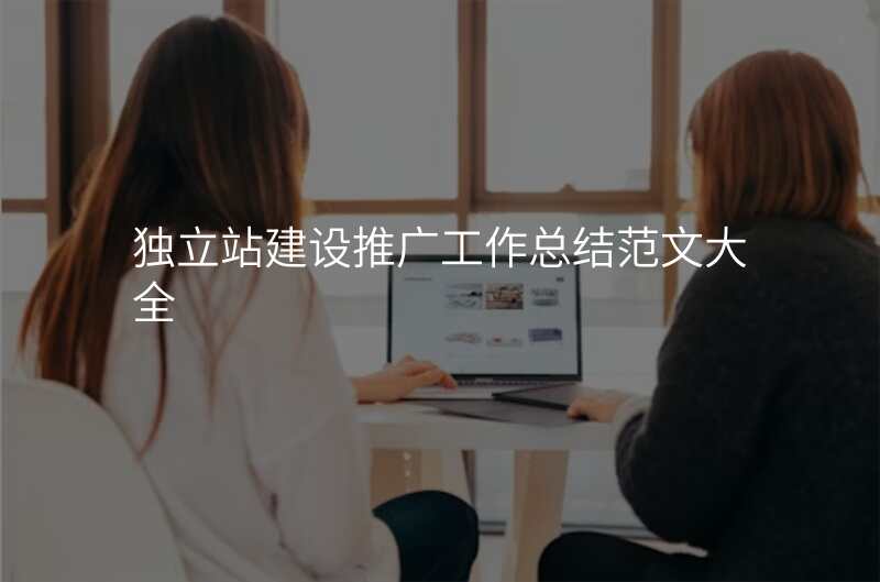 独立站建设推广工作总结范文大全