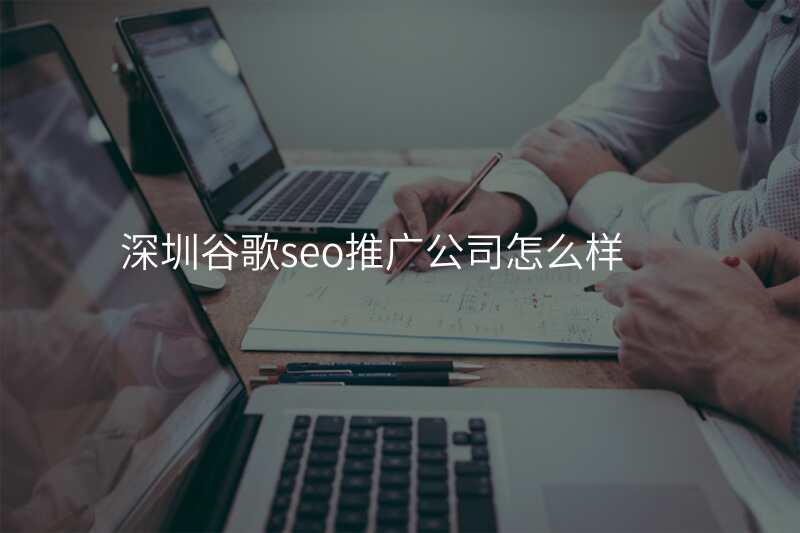 深圳谷歌seo推广公司怎么样