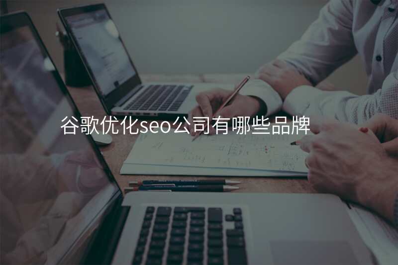 谷歌优化seo公司有哪些品牌