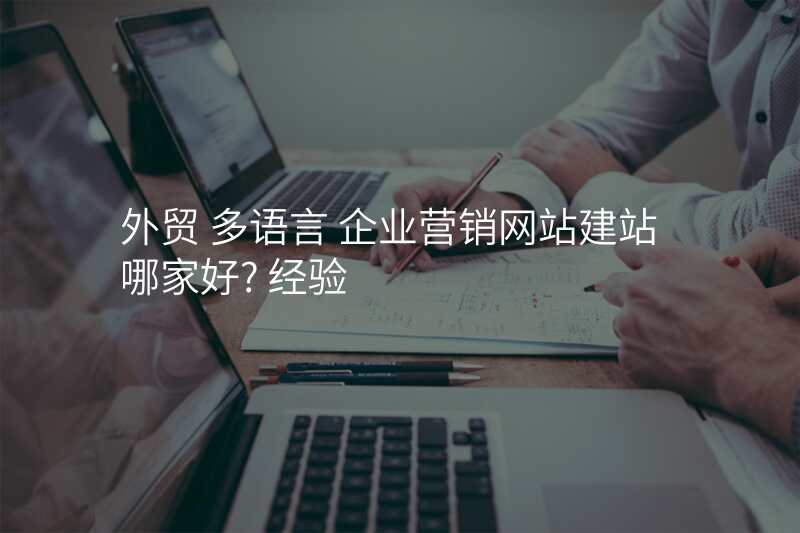 外贸 多语言 企业营销网站建站哪家好? 经验