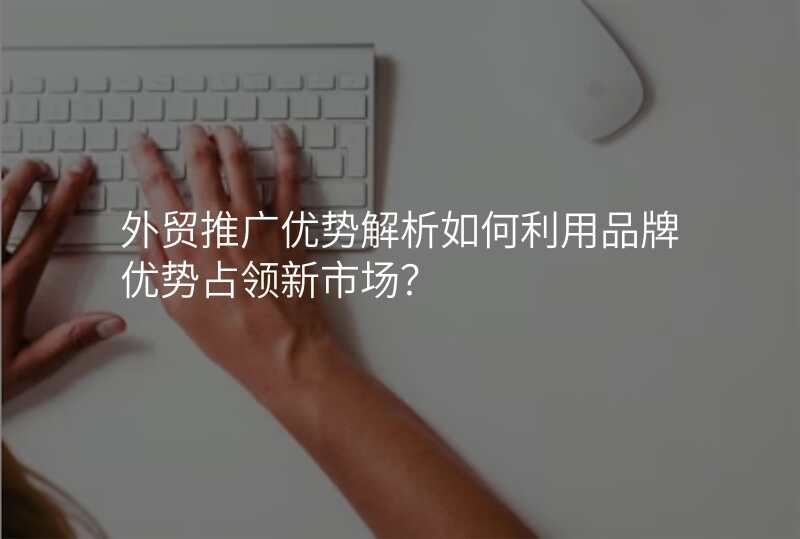 外贸推广优势解析如何利用品牌优势占领新市场?