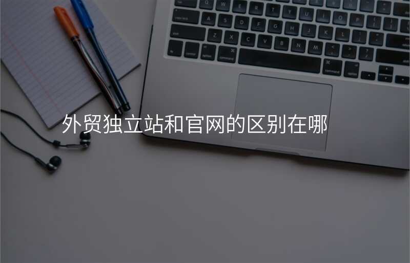 外贸独立站和官网的区别在哪