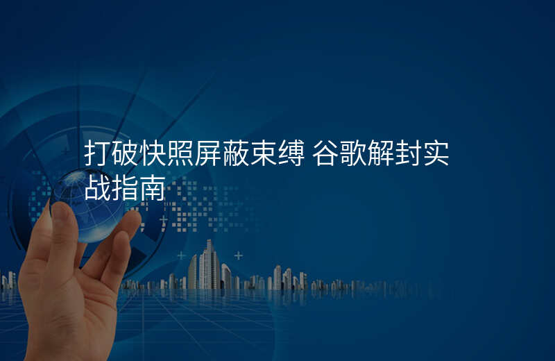 打破快照屏蔽束缚 谷歌解封实战指南