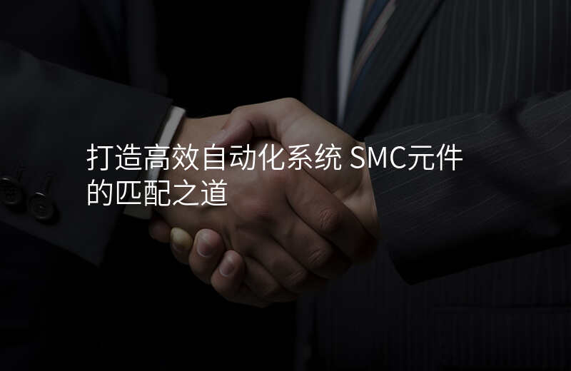 打造高效自动化系统 SMC元件的匹配之道