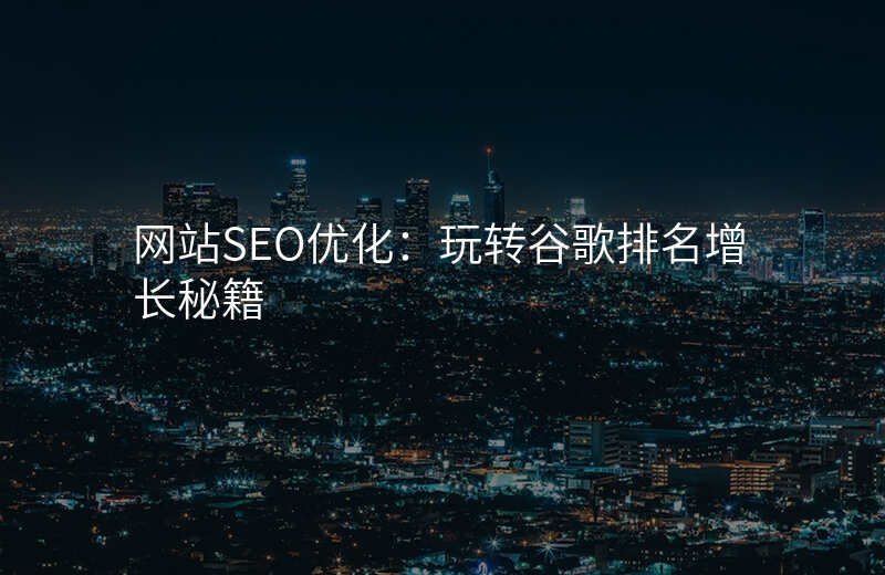 网站SEO优化:玩转谷歌排名增长秘籍