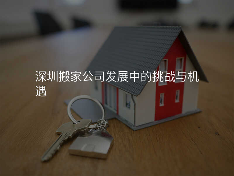 深圳搬家公司發(fā)展中的挑戰(zhàn)與機(jī)遇