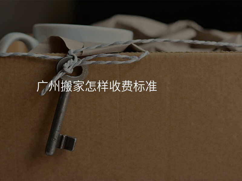 ¹ãÖݰá¼ÒÔõÑùÊշѱê×¼