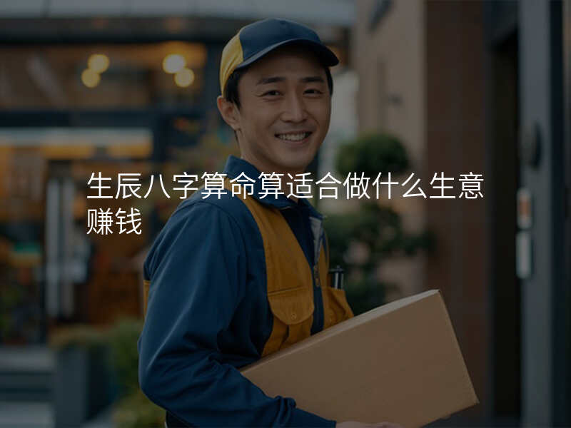 生辰八字算命算适合做什么生意赚钱
