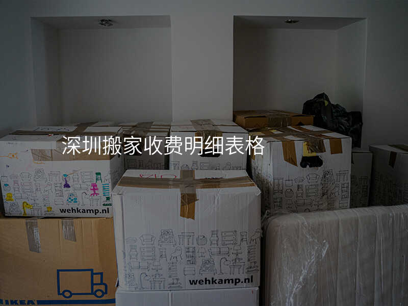 ÉîÛÚ°á¼ÒÊÕ·ÑÃ÷ϸ±í¸ñ