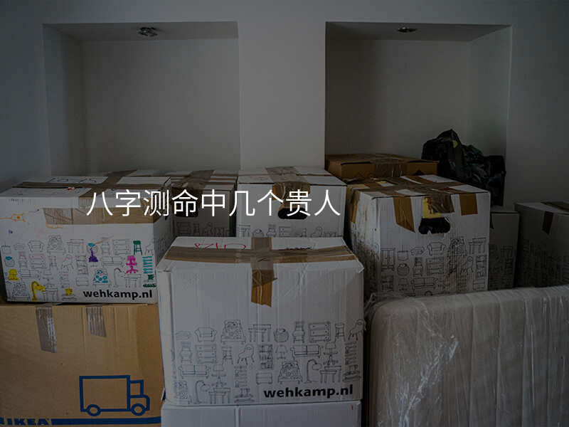 八字测命中几个贵人