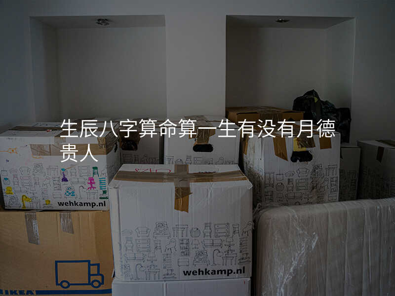 生辰八字算命算一生有没有月德贵人