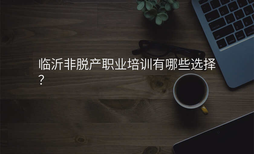 临沂非脱产职业培训有哪些选择?