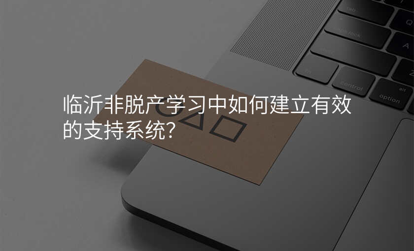 临沂非脱产学习中如何建立有效的支持系统?