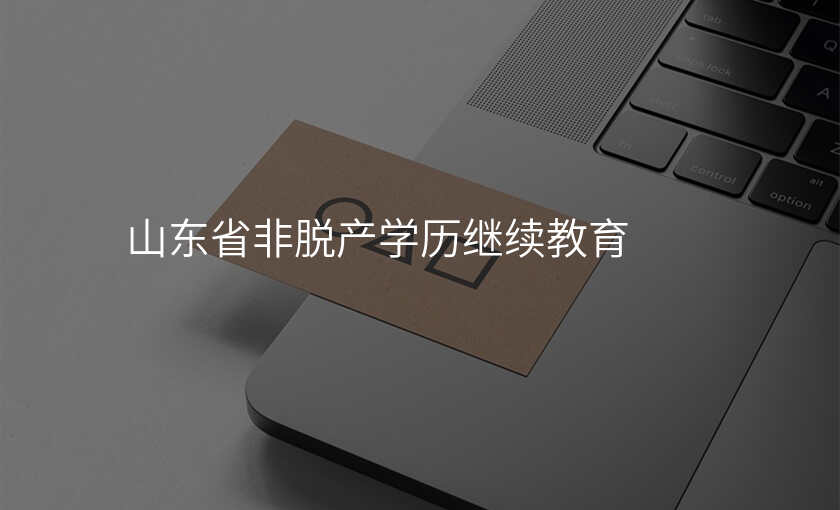山东省非脱产学历继续教育