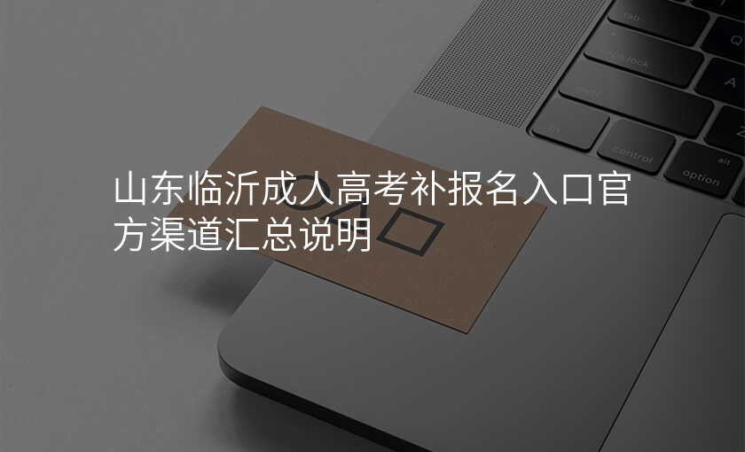 山东临沂成人高考补报名入口官方渠道汇总说明
