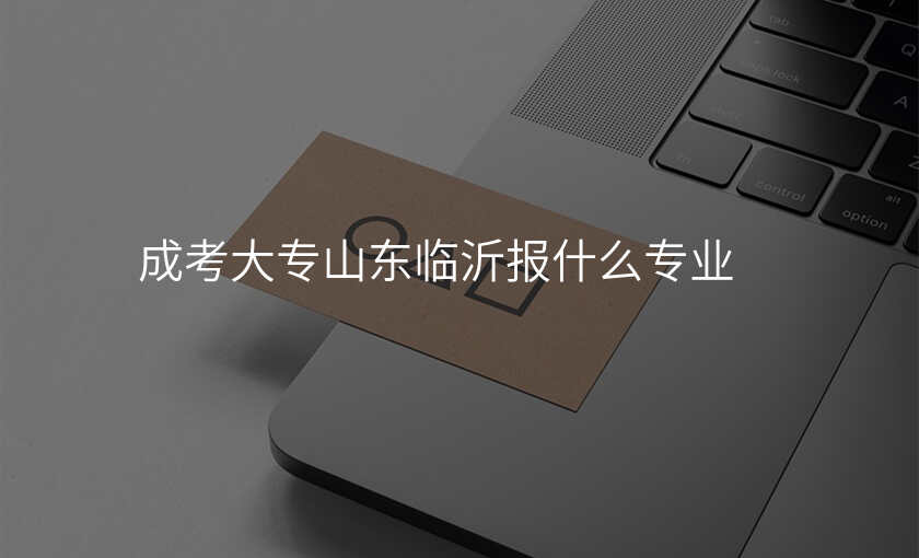 成考大专山东临沂报什么专业