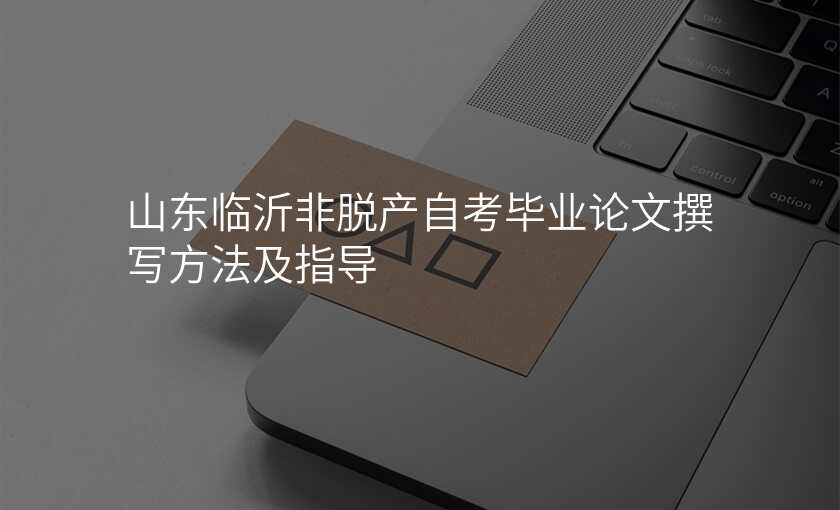 山东临沂非脱产自考毕业论文撰写方法及指导