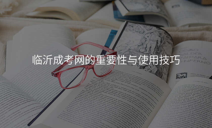 临沂成考网的重要性与使用技巧