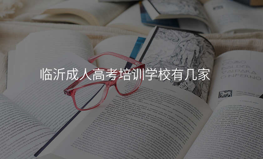 临沂成人高考培训学校有几家