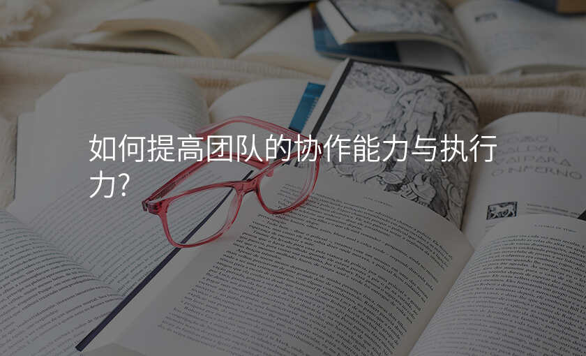 如何提高团队的协作能力与执行力?