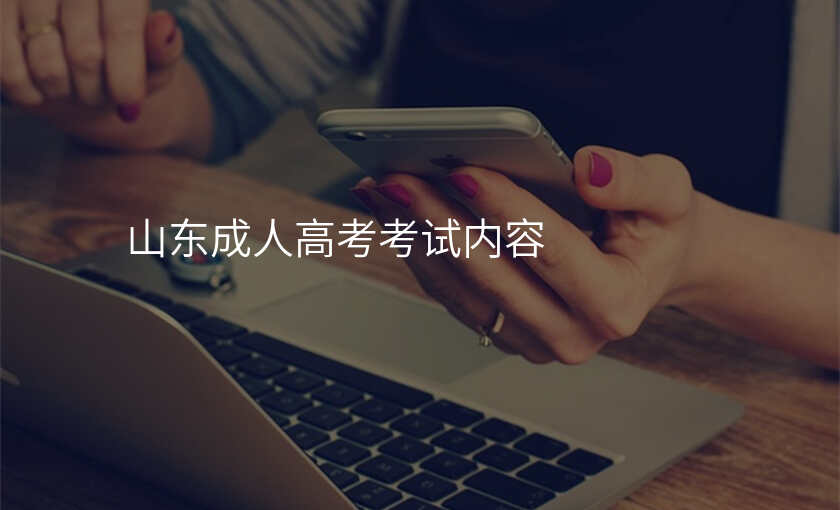 山东成人高考考试内容