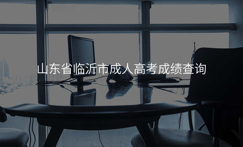 山东省临沂市成人高考成绩查询