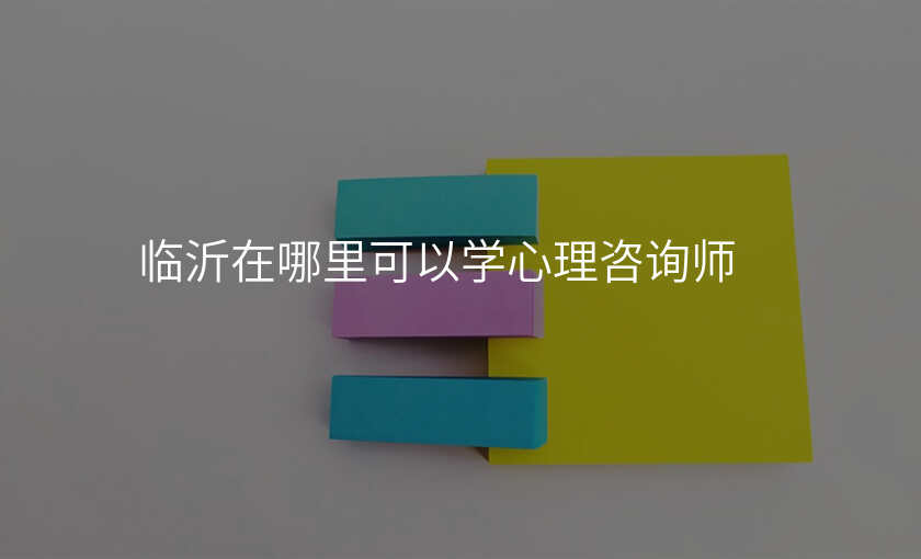 临沂在哪里可以学心理咨询师