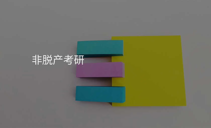 非脱产考研