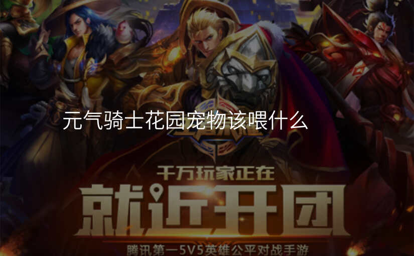 元气骑士花园宠物该喂什么