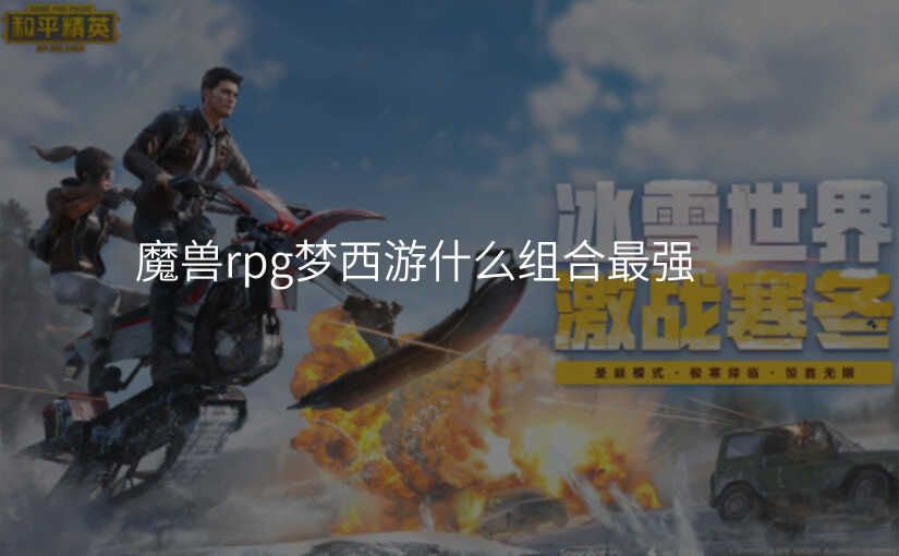 魔兽rpg梦西游什么组合最强