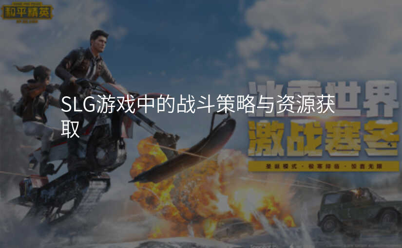 SLG游戏中的战斗策略与资源获取