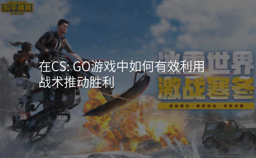 在CS: GO游戏中如何有效利用战术推动胜利