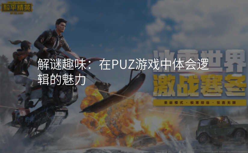 解谜趣味:在PUZ游戏中体会逻辑的魅力