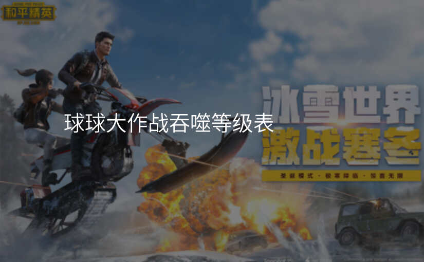 球球大作战吞噬等级表