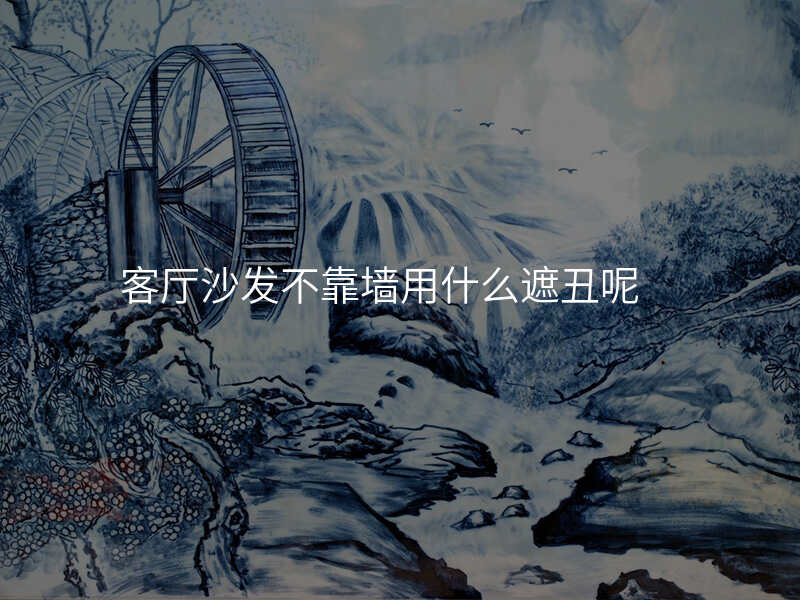 客厅沙发不靠墙用什么遮丑呢