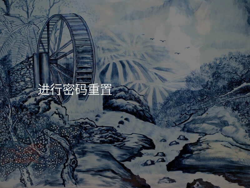 进行密码重置