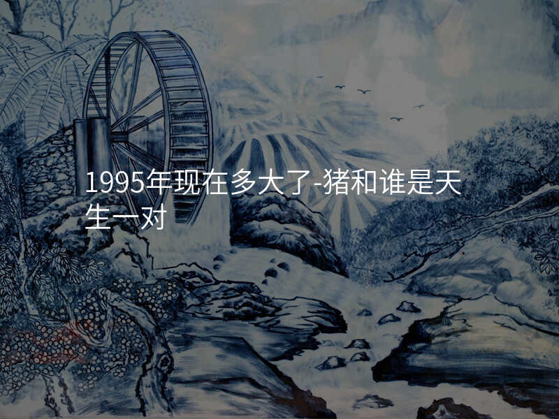 1995年现在多大了-猪和谁是天生一对
