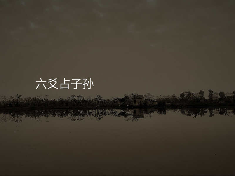 六爻占子孙