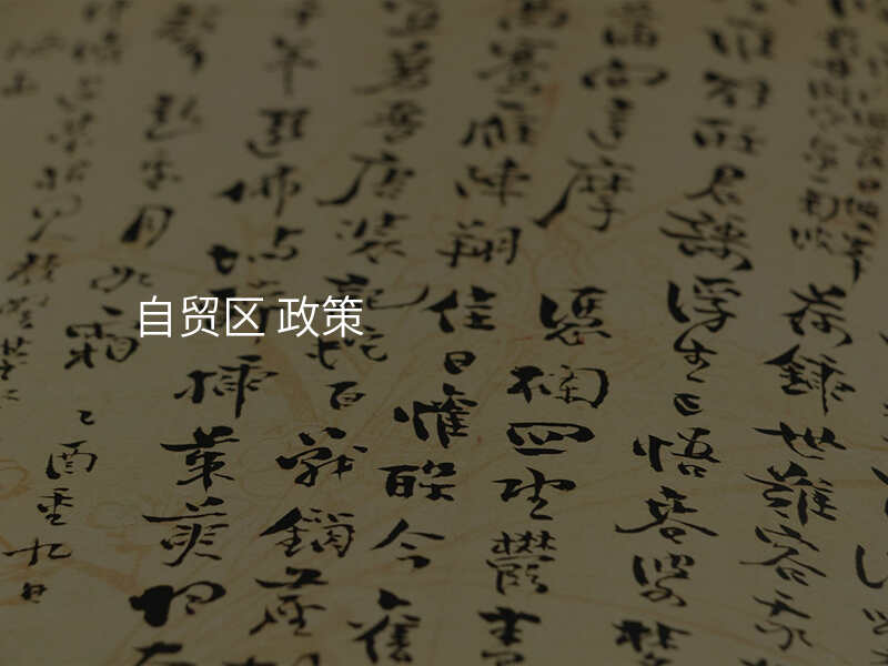 自贸区 政策