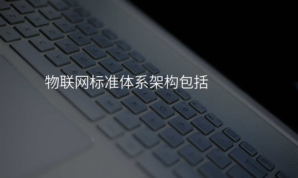 物联网标准体系架构包括