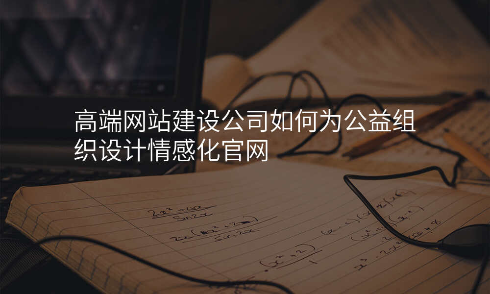 高端网站建设公司如何为公益组织设计情感化官网