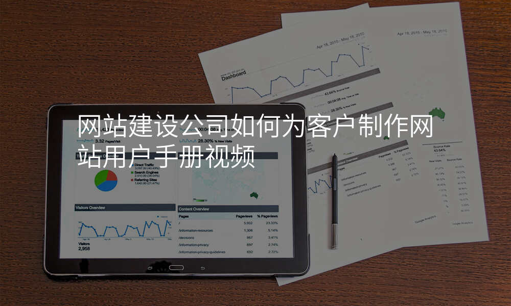 网站建设公司如何为客户制作网站用户手册视频