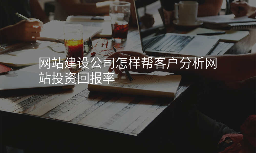 网站建设公司怎样帮客户分析网站投资回报率