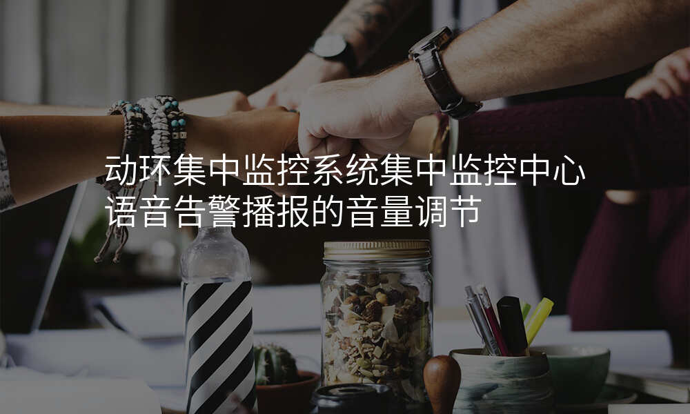 动环集中监控系统集中监控中心语音告警播报的音量调节