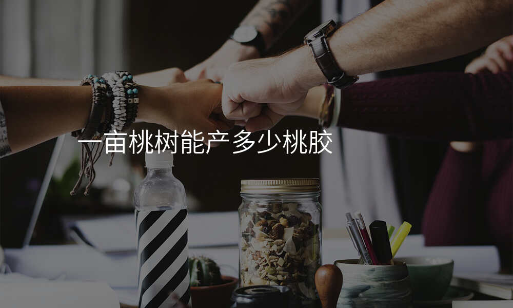 一亩桃树能产多少桃胶