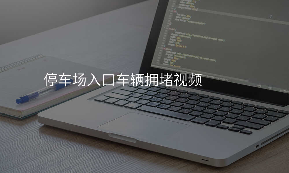停车场入口车辆拥堵视频